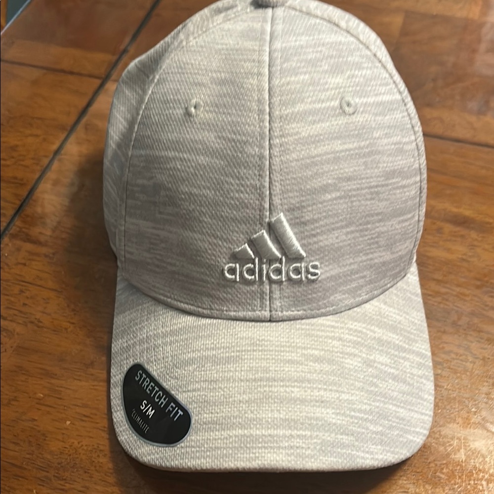 Adidas Light Gray Stretch Fit Cap